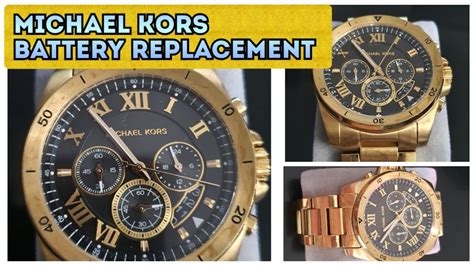 what kind of battery do michael kors watches use|michael kors smart watch battery.